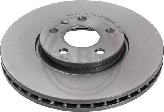 A.B.S. 09.D250.11 - Тормозной диск autospares.lv