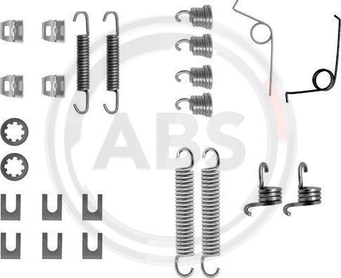 A.B.S. 0545Q - Комплектующие, барабанный тормозной механизм autospares.lv