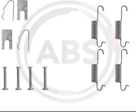 A.B.S. 0527Q - Комплектующие, барабанный тормозной механизм autospares.lv