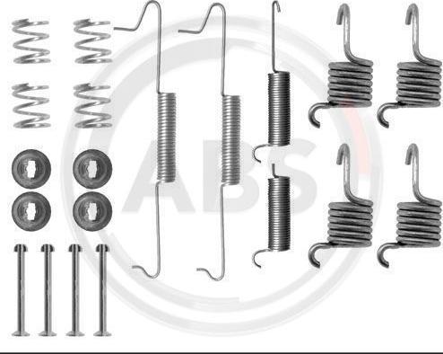 A.B.S. 0649Q - Комплектующие, барабанный тормозной механизм autospares.lv