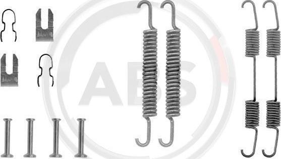 A.B.S. 0666Q - Комплектующие, барабанный тормозной механизм autospares.lv