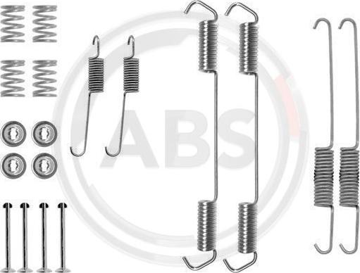 A.B.S. 0689Q - Комплектующие, барабанный тормозной механизм autospares.lv