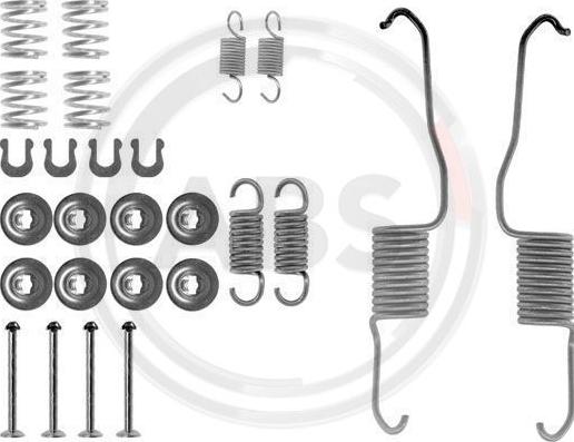 A.B.S. 0684Q - Комплектующие, барабанный тормозной механизм autospares.lv