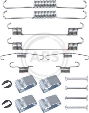 A.B.S. 0038Q - Комплектующие, барабанный тормозной механизм autospares.lv