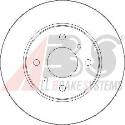 A.B.S. 17010 OE - Тормозной диск autospares.lv