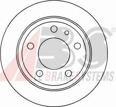 A.B.S. 16254 OE - Тормозной диск autospares.lv