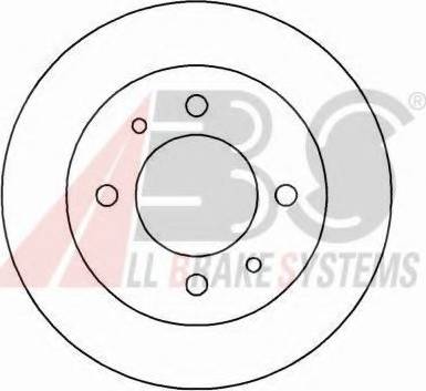 A.B.S. 16563 OE - Тормозной диск autospares.lv