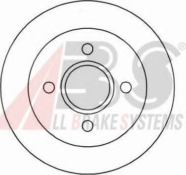 A.B.S. 16375 OE - Тормозной диск autospares.lv