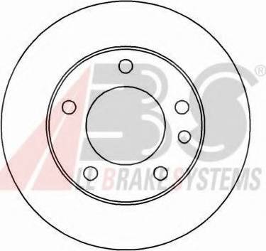 A.B.S. 15734 OE - Тормозной диск autospares.lv