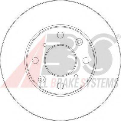 A.B.S. 15964 OE - Тормозной диск autospares.lv