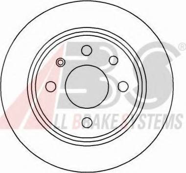 A.B.S. 16114 OE - Тормозной диск autospares.lv