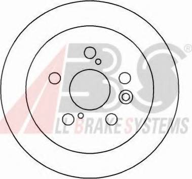 A.B.S. 15990 OE - Тормозной диск autospares.lv