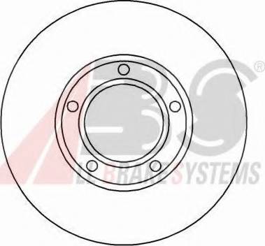 A.B.S. 15814 OE - Тормозной диск autospares.lv