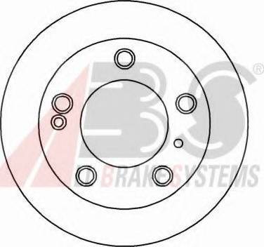 A.B.S. 16053 OE - Тормозной диск autospares.lv