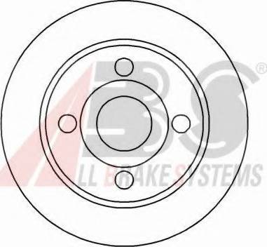 A.B.S. 16123 OE - Тормозной диск autospares.lv