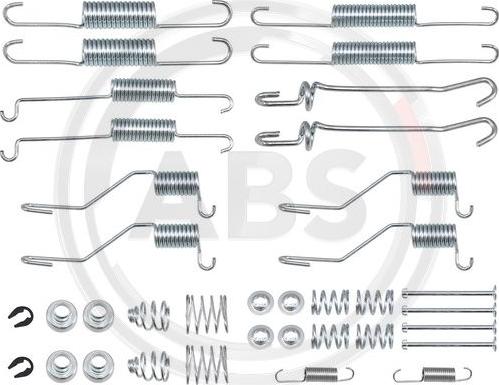 A.B.S. 0852Q - Комплектующие, барабанный тормозной механизм autospares.lv