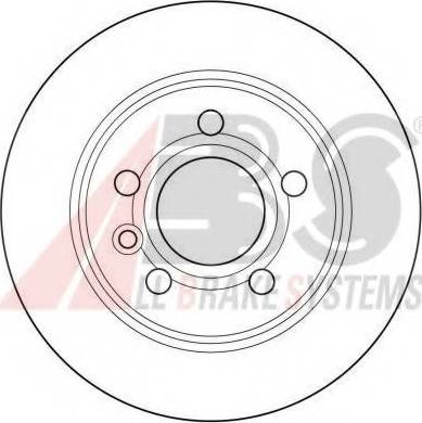 A.B.S. 16298 OE - Тормозной диск autospares.lv