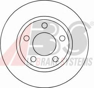 A.B.S. 16293 OE - Тормозной диск autospares.lv