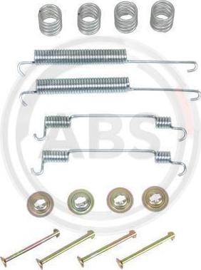 A.B.S. 0806Q - Комплектующие, барабанный тормозной механизм autospares.lv