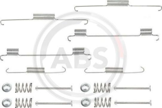 A.B.S. 0817Q - Комплектующие, барабанный тормозной механизм autospares.lv