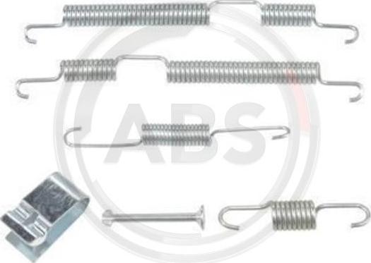 A.B.S. 0885Q - Комплектующие, барабанный тормозной механизм autospares.lv