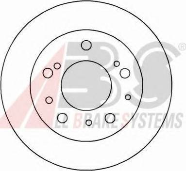 A.B.S. 15045 OE - Тормозной диск autospares.lv