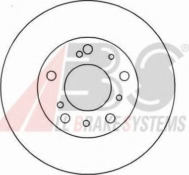 A.B.S. 15046 OE - Тормозной диск autospares.lv