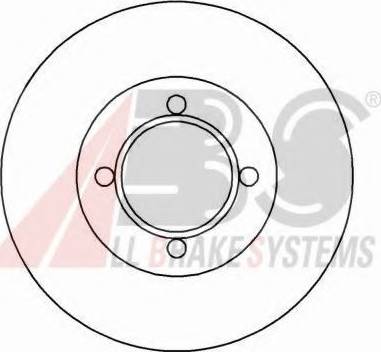 A.B.S. 15750 OE - Тормозной диск autospares.lv