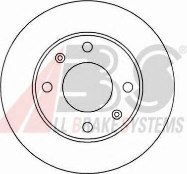 A.B.S. 15315 OE - Тормозной диск autospares.lv