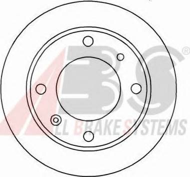 A.B.S. 15415 OE - Тормозной диск autospares.lv