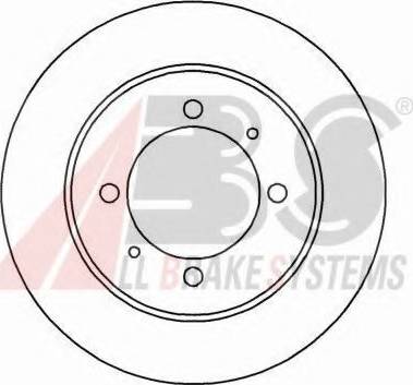A.B.S. 16591 OE - Тормозной диск autospares.lv