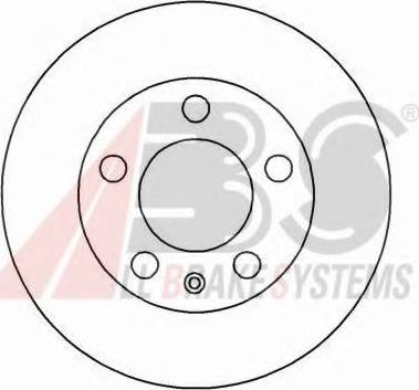 A.B.S. 16883 OE - Тормозной диск autospares.lv