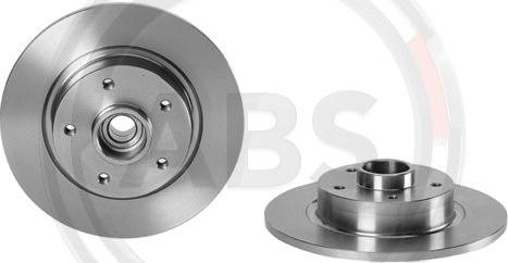 A.B.S. 08.B397.17 - Тормозной диск autospares.lv