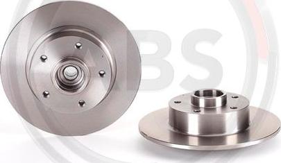 A.B.S. 08.B369.17 - Тормозной диск autospares.lv