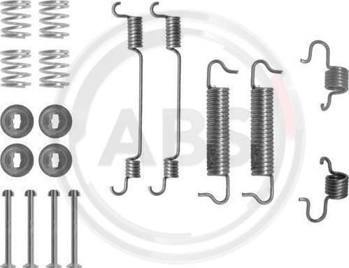 A.B.S. 0780Q - Комплектующие, барабанный тормозной механизм autospares.lv