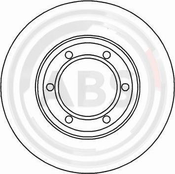 A.B.S. 15998 - Тормозной диск autospares.lv