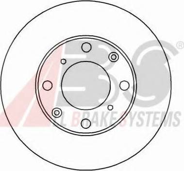 A.B.S. 15938 OE - Тормозной диск autospares.lv