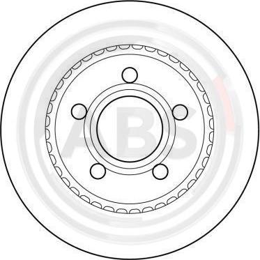 A.B.S. 15937 - Тормозной диск autospares.lv