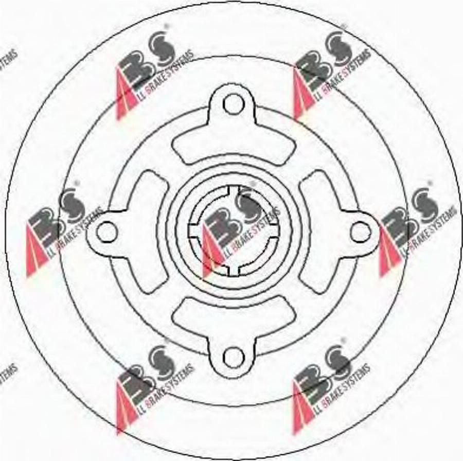 A.B.S. 15529 - Тормозной диск autospares.lv