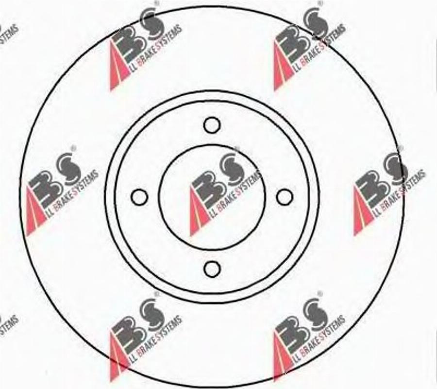 A.B.S. 15520 - Тормозной диск autospares.lv