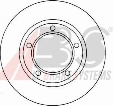 A.B.S. 15615 OE - Тормозной диск autospares.lv