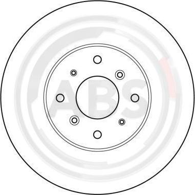 A.B.S. 15613 - Тормозной диск autospares.lv