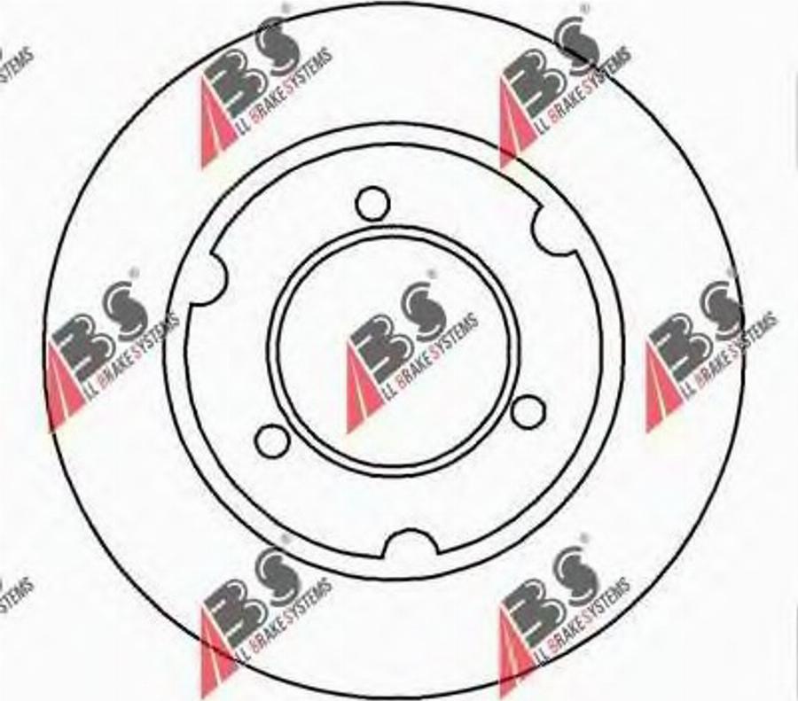 A.B.S. 15104 - Тормозной диск autospares.lv