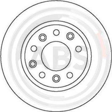 A.B.S. 15118 - Тормозной диск autospares.lv