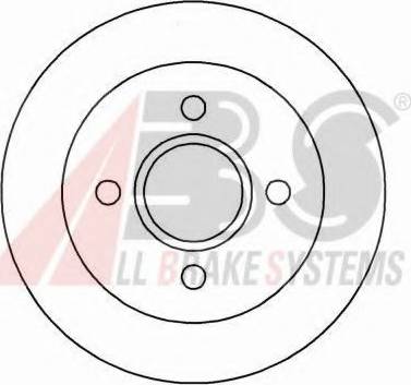 A.B.S. 15813 OE - Тормозной диск autospares.lv