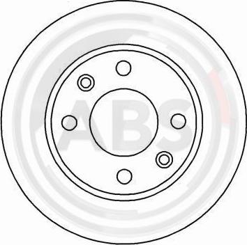 A.B.S. 15318 - Тормозной диск autospares.lv