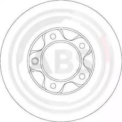 A.B.S. 15773 - Тормозной диск autospares.lv