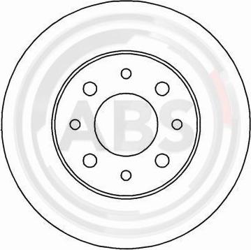 A.B.S. 16904 - Тормозной диск autospares.lv
