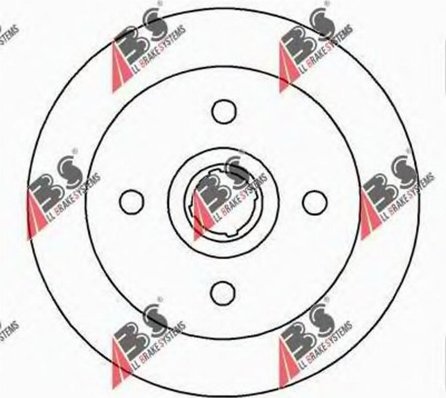 A.B.S. 16498 - Тормозной диск autospares.lv