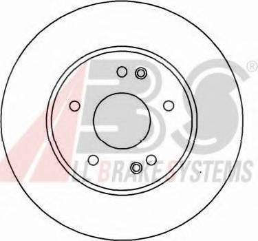 A.B.S. 16448 OE - Тормозной диск autospares.lv